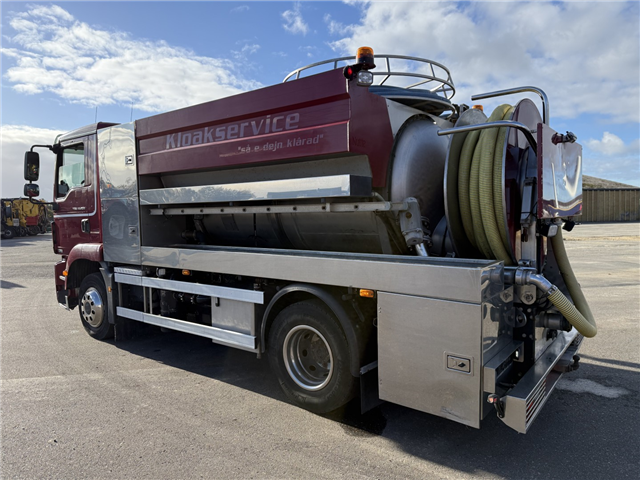 MAN TGM 14.250 4x2 VM-Tarm 5.600 l. Rustfri stål PED Kombi / Euro 6