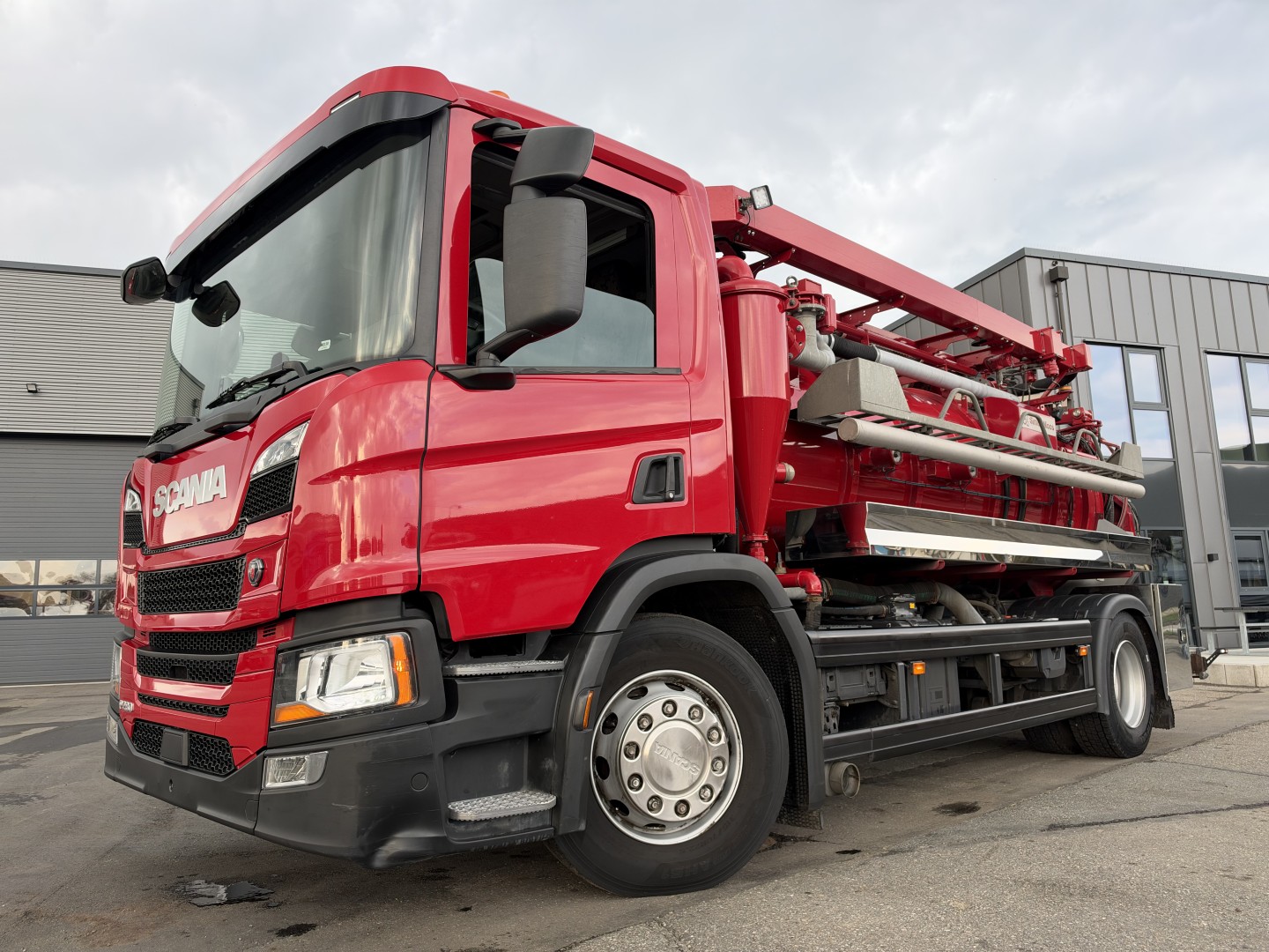 Scania P280 4x2 Simon Moos SLS1648 8000 l. Combi