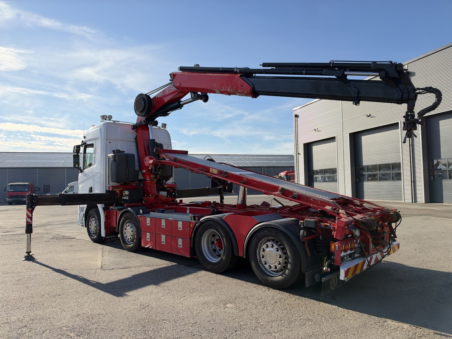 Scania R450 NGS 8x2*6 Fassi F245A 5 udskud wirehejs