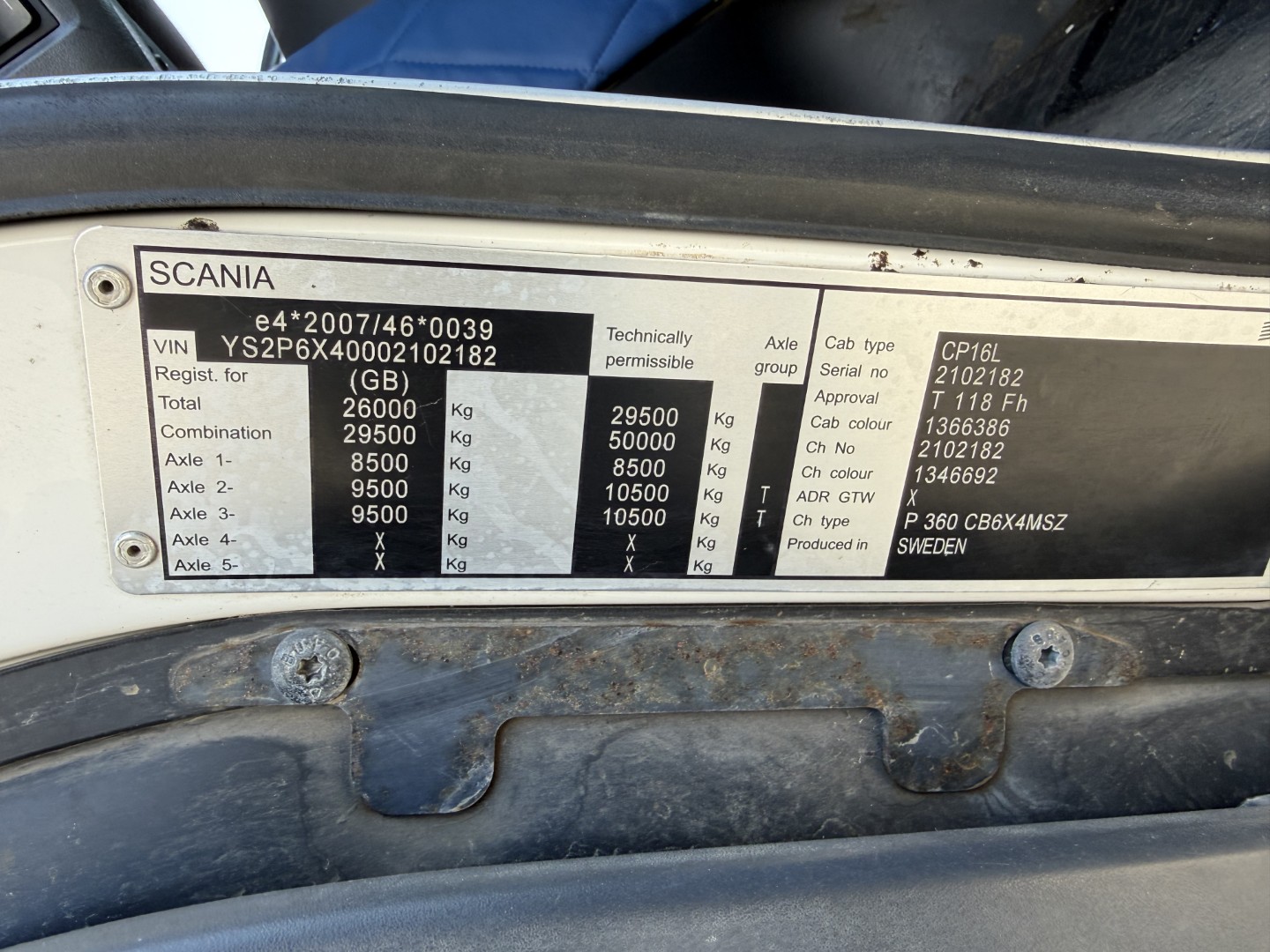 Scania P360 6x4 Hvidtved Larsen Flexline 312 Euro 6