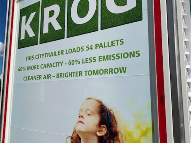KROG City Dobbeltdækker Boxtrailer med lift.