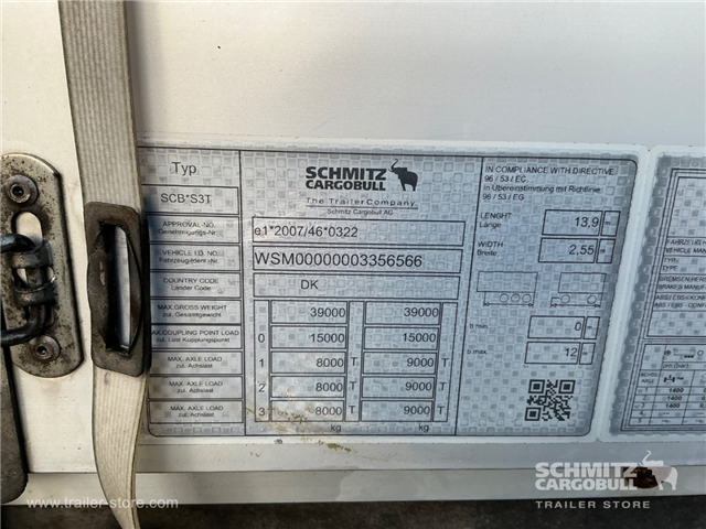 Schmitz Semi Curtainsider Standard , Foldedør højre