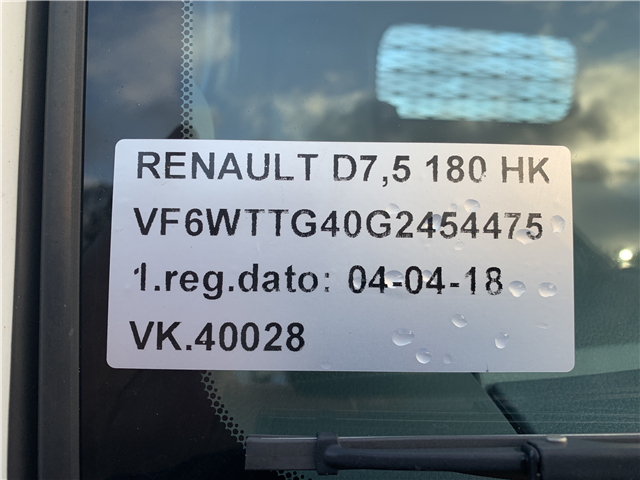 Renault D7,5 180 HK