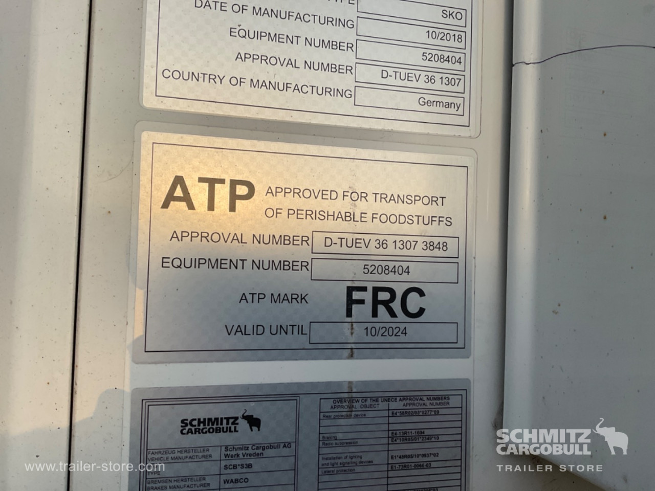 Schmitz Semi Reefer Standard Dobbeltdækk