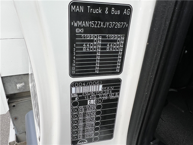 MAN TGL 12.220 kasse lift