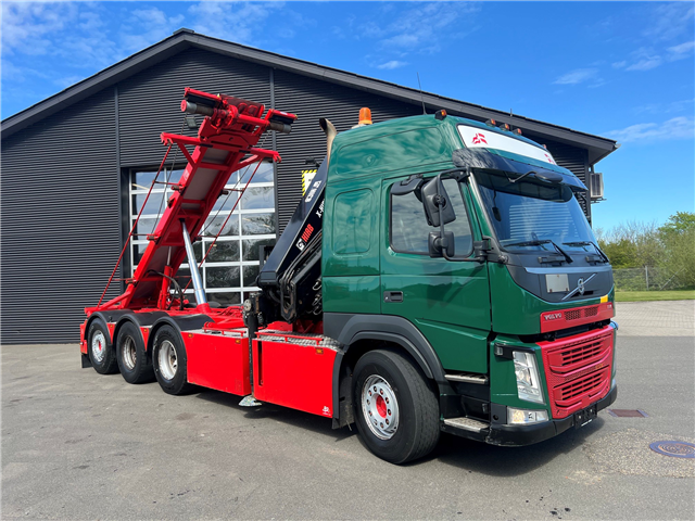 Volvo FM500 Hiab X-Hipro 262 E5 kran og Sawo hejs