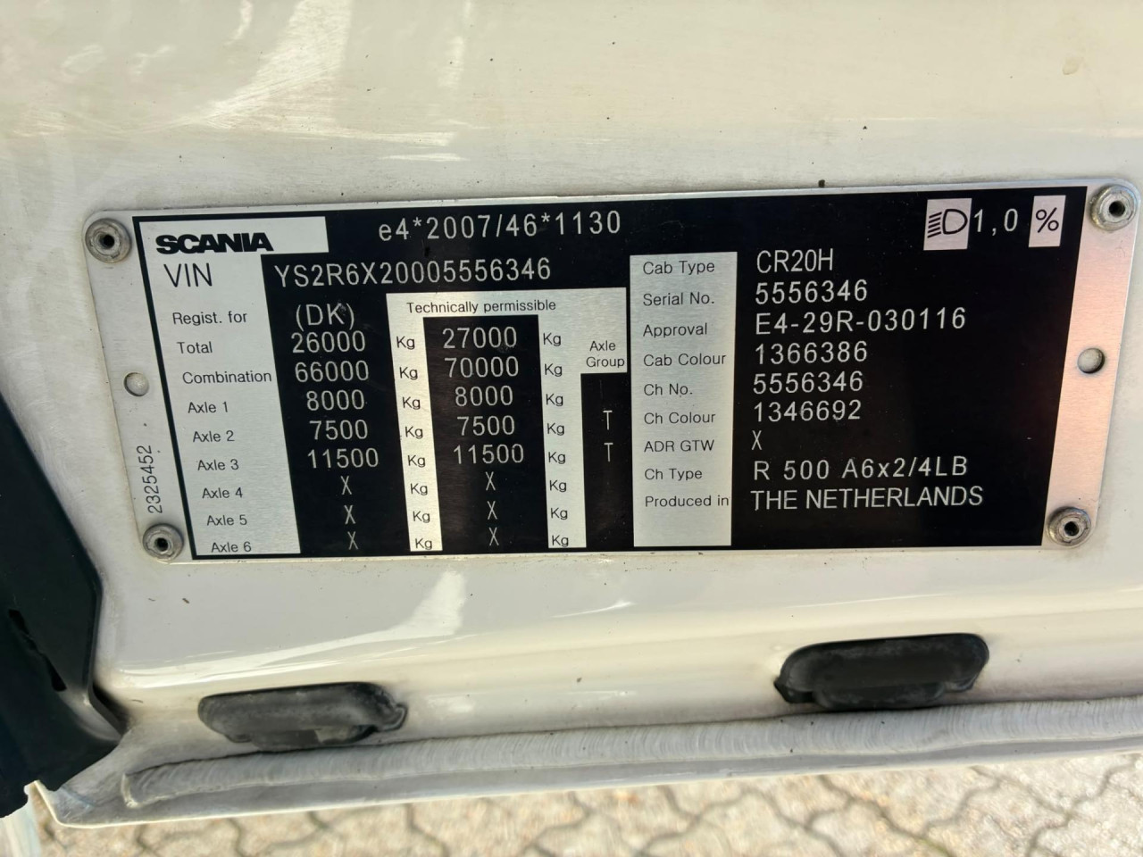 Scania R 500 A6x2/4LB