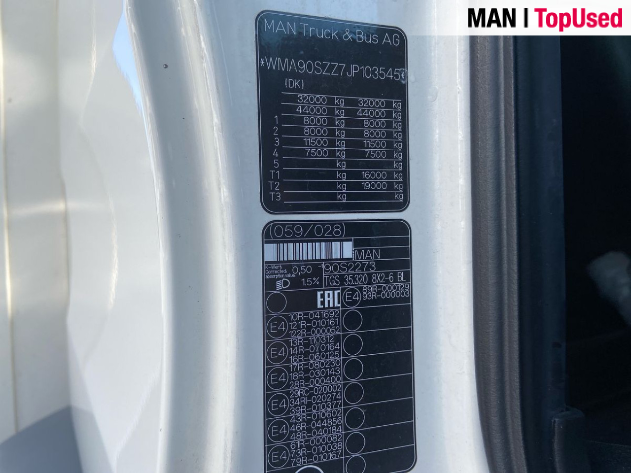 MAN TGS 35.320 8X2-6 BL