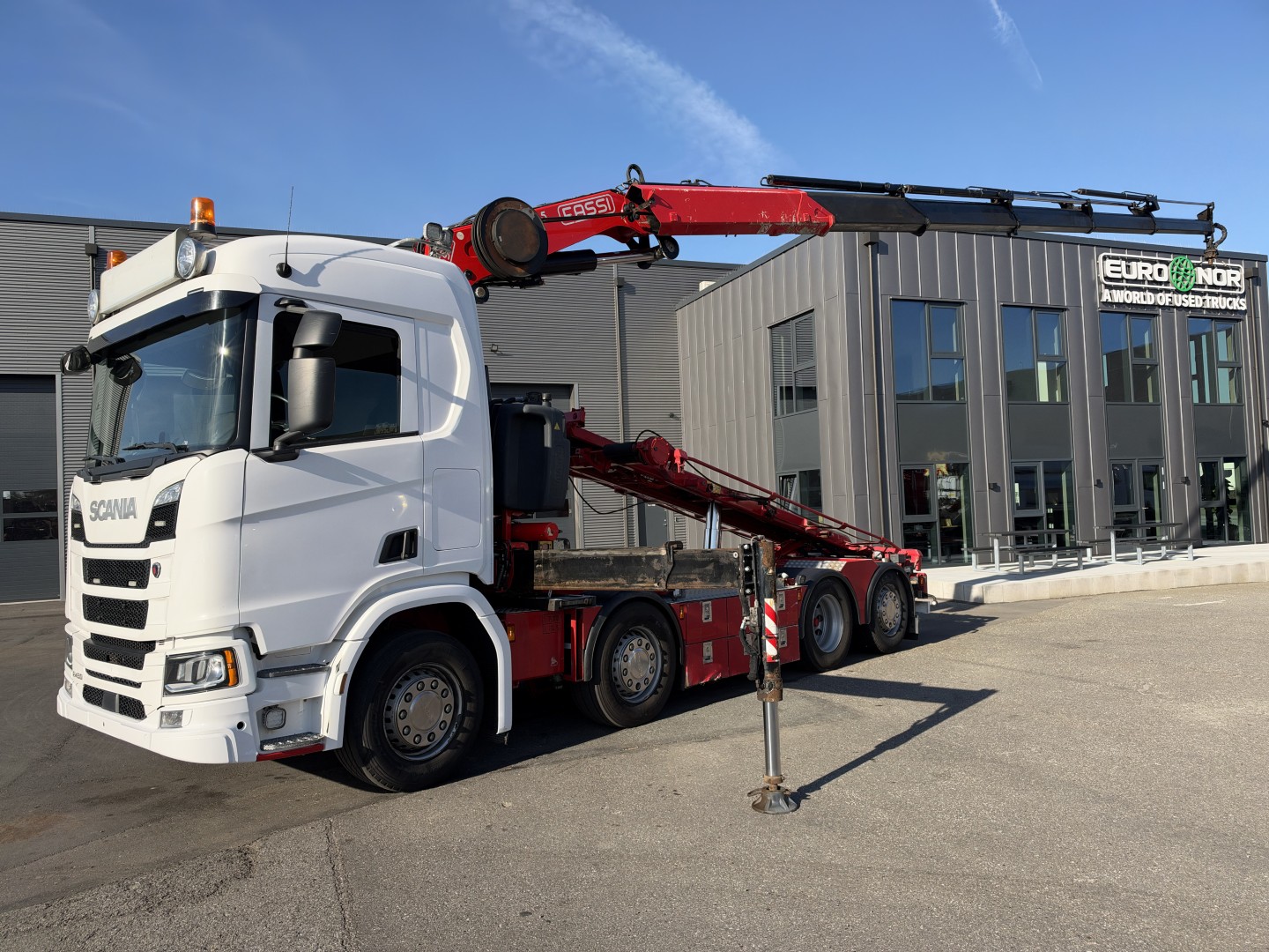 Scania R450 NGS 8x2*6 Fassi F245A 5 udskud wirehejs