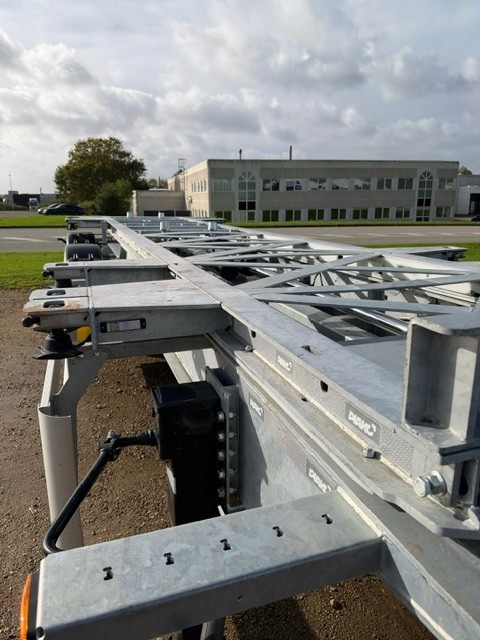 KROG 2 - akslet Container Link med hydraulisk udtræk.
