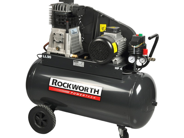 Rockworth Kompressor 90 liter - 10 bar - 4 hk
