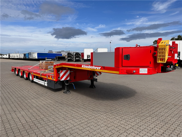 Kässbohrer SLA J4, Udtrækkelig Maskintrailer