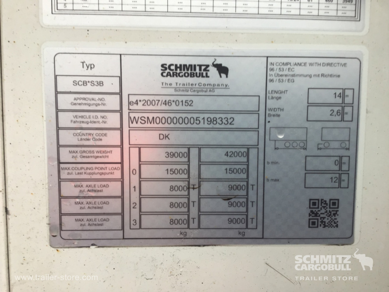 Schmitz Semi Reefer Standard Dobbeltdækk