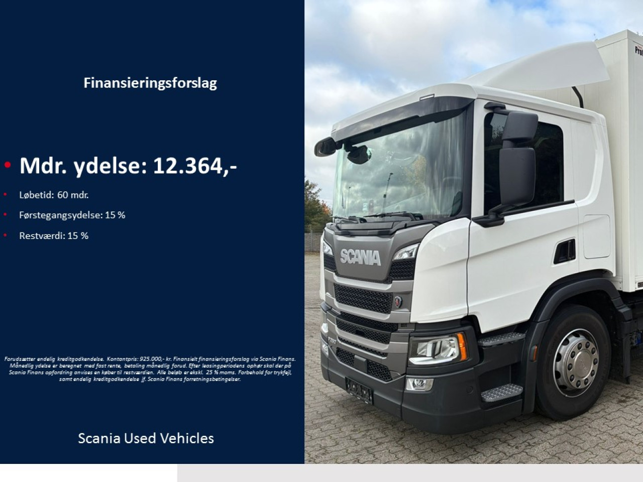 Scania P 250 B4x2NB Boks/lift