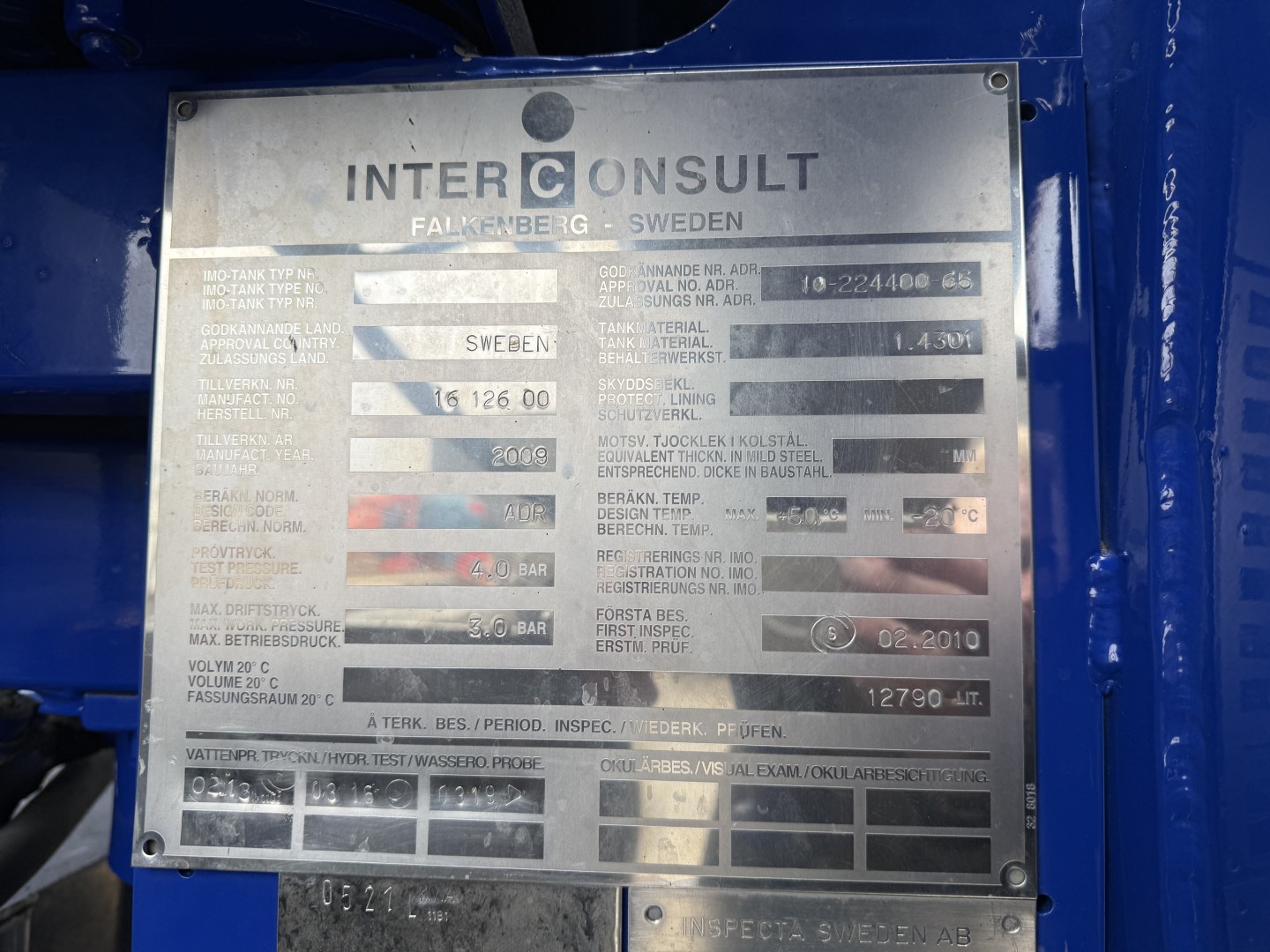 Volvo FM420 6x2*4 EEV Interconsult 12.700 l. Rustfri