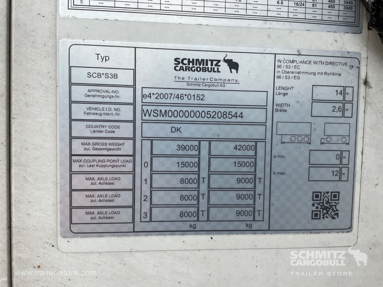 Schmitz Semi Reefer Standard Dobbeltdækk