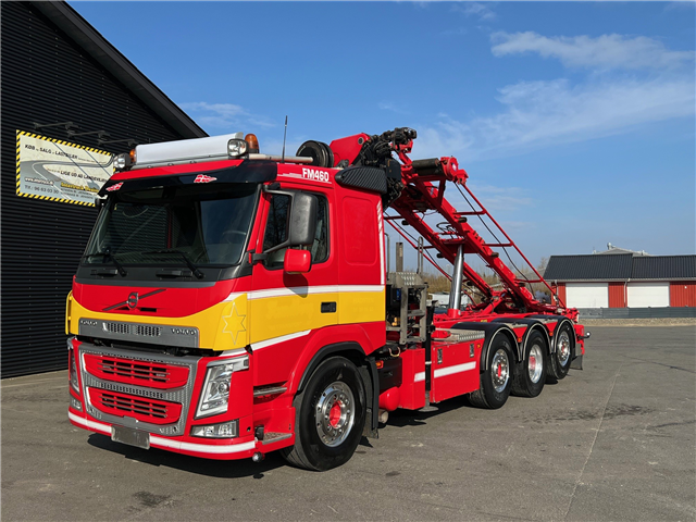 Volvo FM460 8X2*6 HMF 2120 Kran og hejs