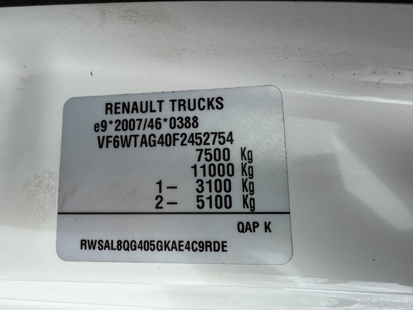 Renault D 7.5 180 4x2 Semat/Techno AZIMUT 8 m3 Skraldebil