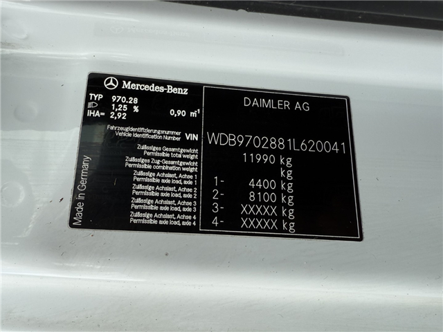 Mercedes Atego 1218 8,0 m. kasse