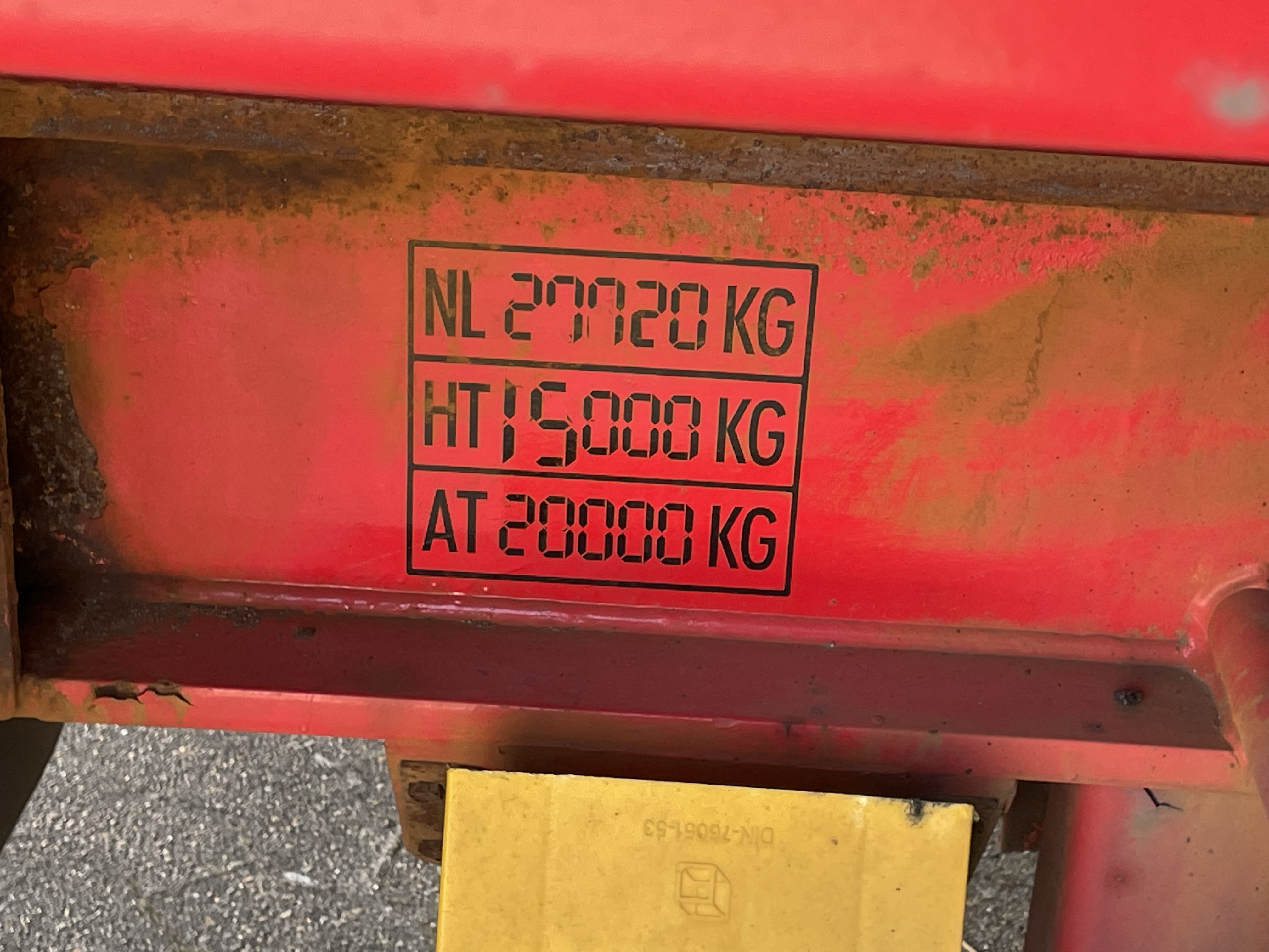 HFR 2 ax. Linktrailer med lift