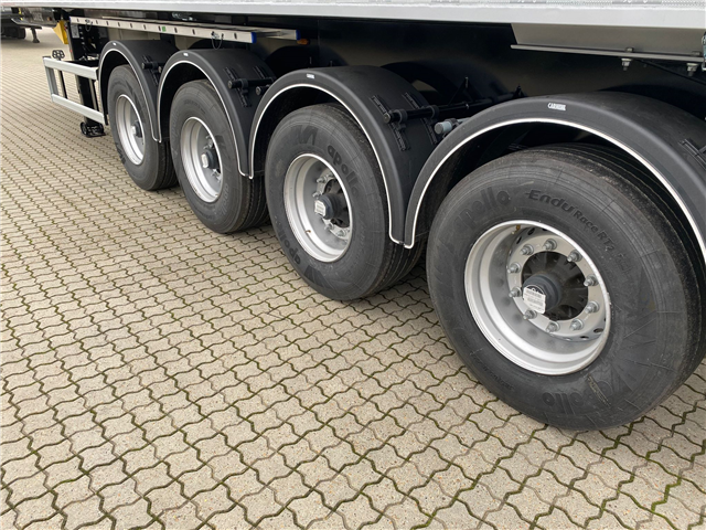 Carnehl 4 aks. 60M3 Tiptrailer m. nedfældbare sider Tip