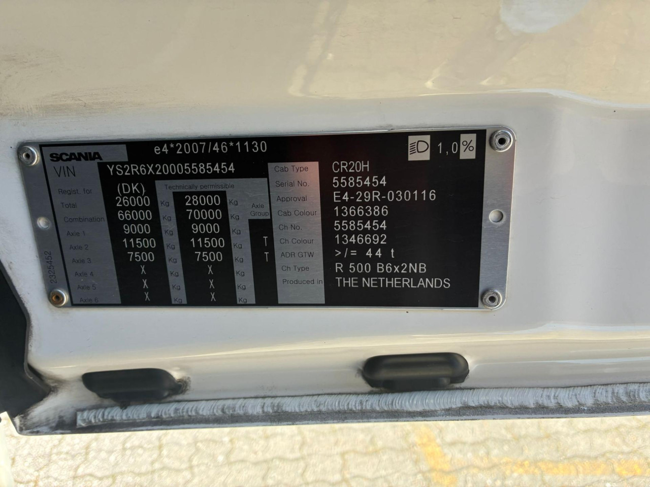 Scania R 500 B6x2NB