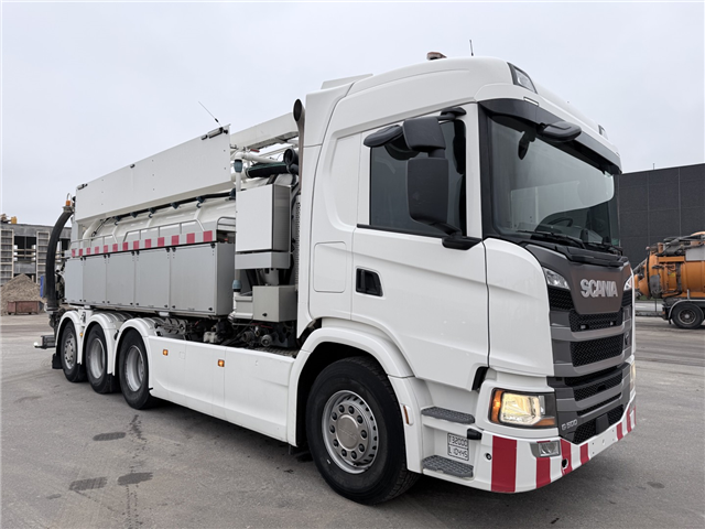 Scania G500 8x4*4 Bucher Recycler 414