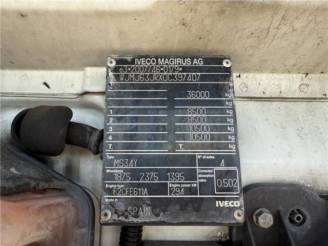 Iveco X-WAY 400 8x4 Imer LT 8 XL m/bånd Euro 6