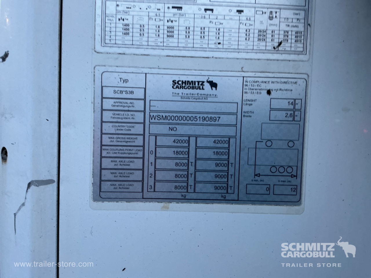 Schmitz Semi Reefer Multitemp Dobbeltdækk