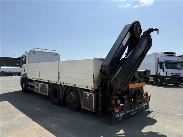 MAN TGS 26.400 6x2 / HMF 2620 K5 / MOTORSKADE