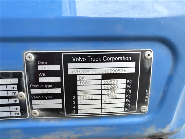 Volvo FM370 4x2 Globetrotter Euro 6