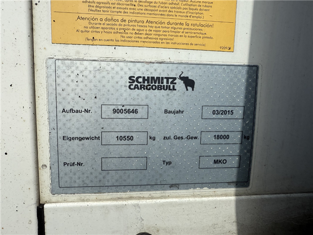 Iveco EuroCargo 180E32 4x2 Schmitz / Thermo King T-1200R Spectrum