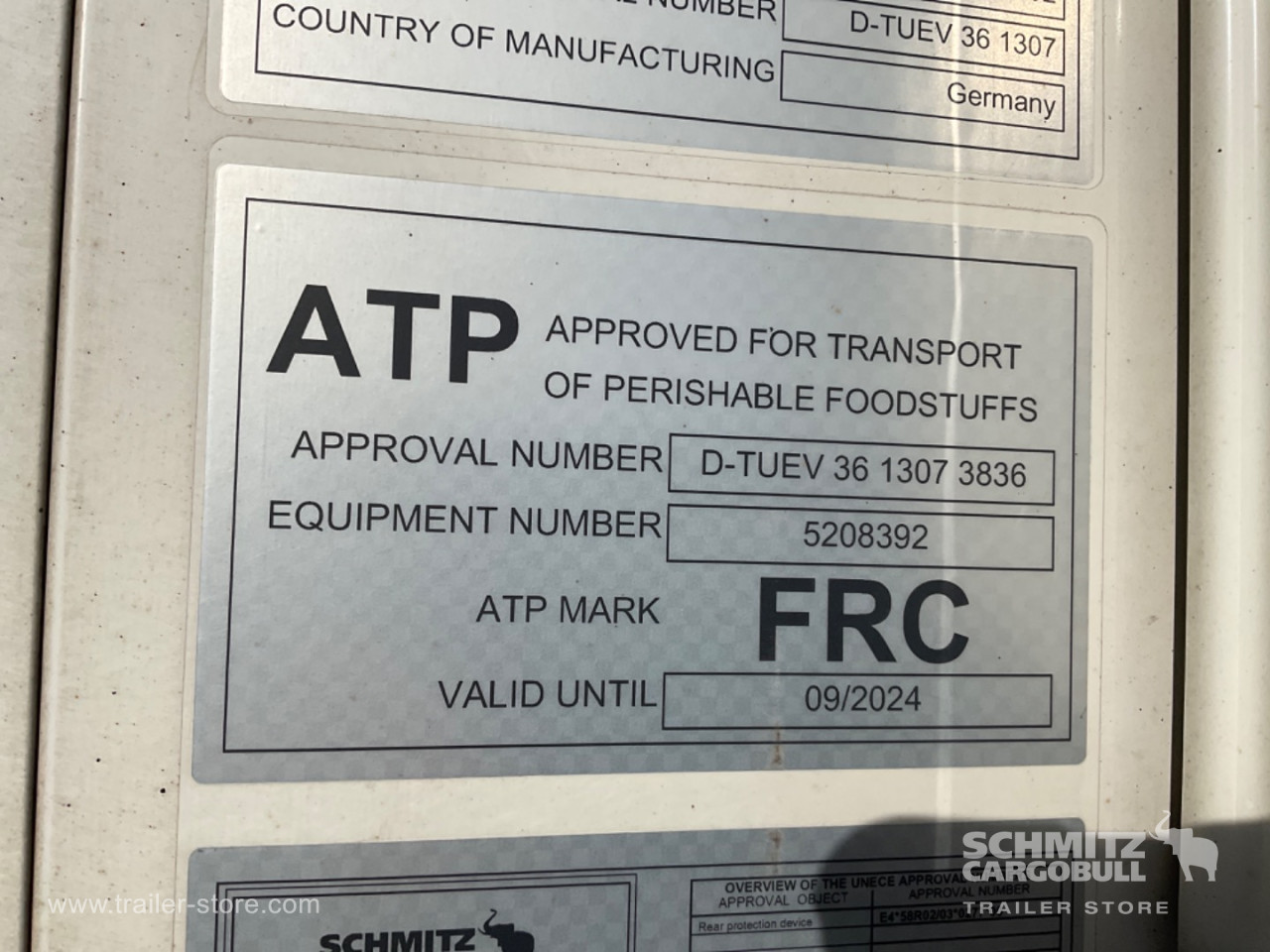 Schmitz Semi Reefer Standard Dobbeltdækk