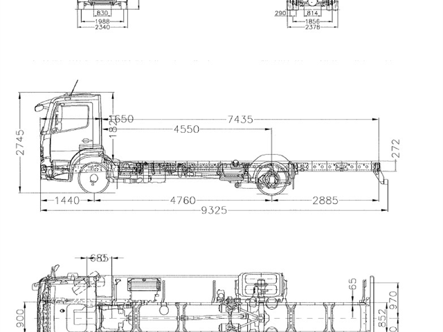 Mercedes Benz Atego 1221L 4x2 - 210HK - Chassis! Opbyg efter egne behov,