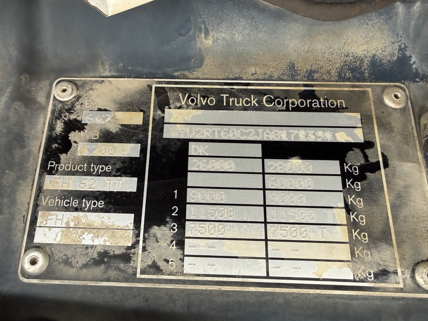 Volvo FH540 6x2*4 VM Tarm Hydraulik