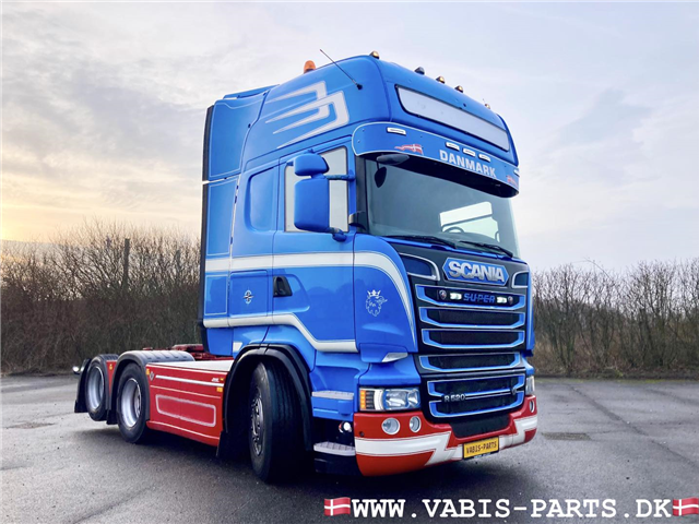 Scania R520 Euro6 Boggie med 3 strengs hydraulik