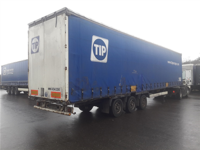 Krone Mega gardintrailer