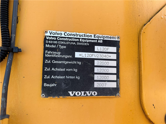 Volvo L120F Gummiged