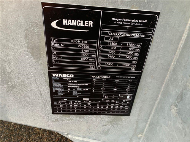 Hangler TSK-H 118 5,0 mtr 3 vejs tip