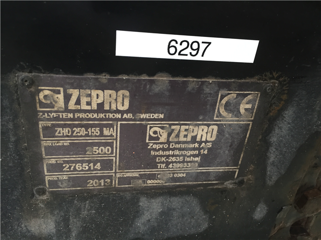 Zepro ZHD 250-155 MA2500 kg