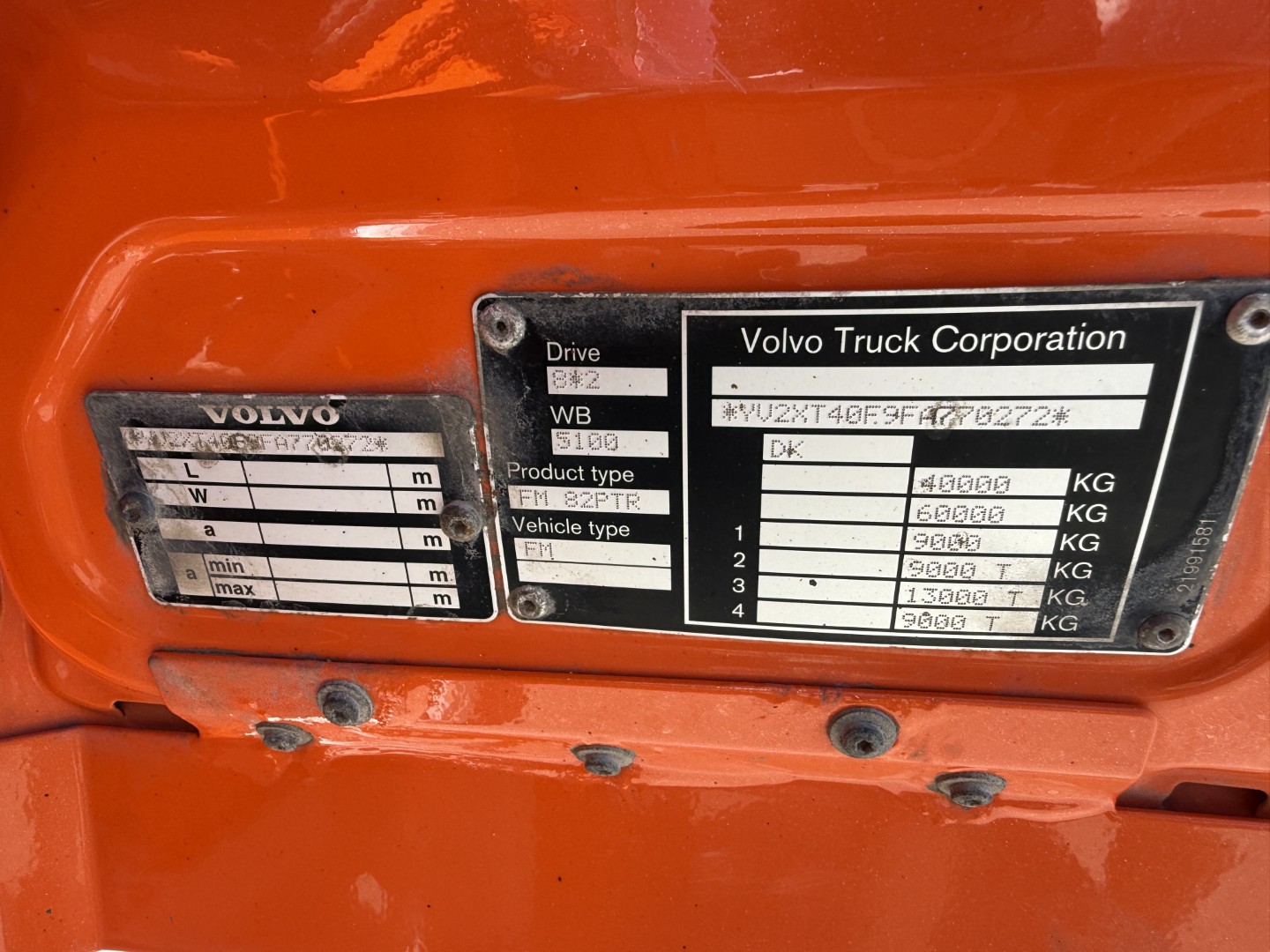 Volvo FM500 8x2*6 HMF 2620 K5 Pendel Tip