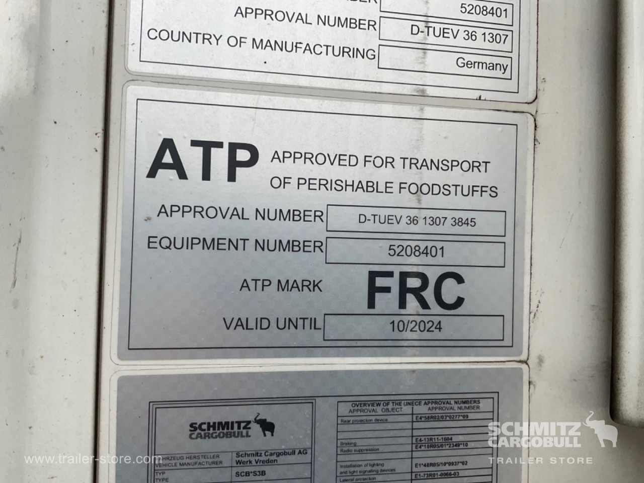 Schmitz Semi Reefer Standard Dobbeltdækk
