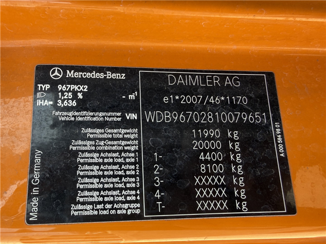 Mercedes Atego 1223 4x2 Euro 6 Cityflex 204