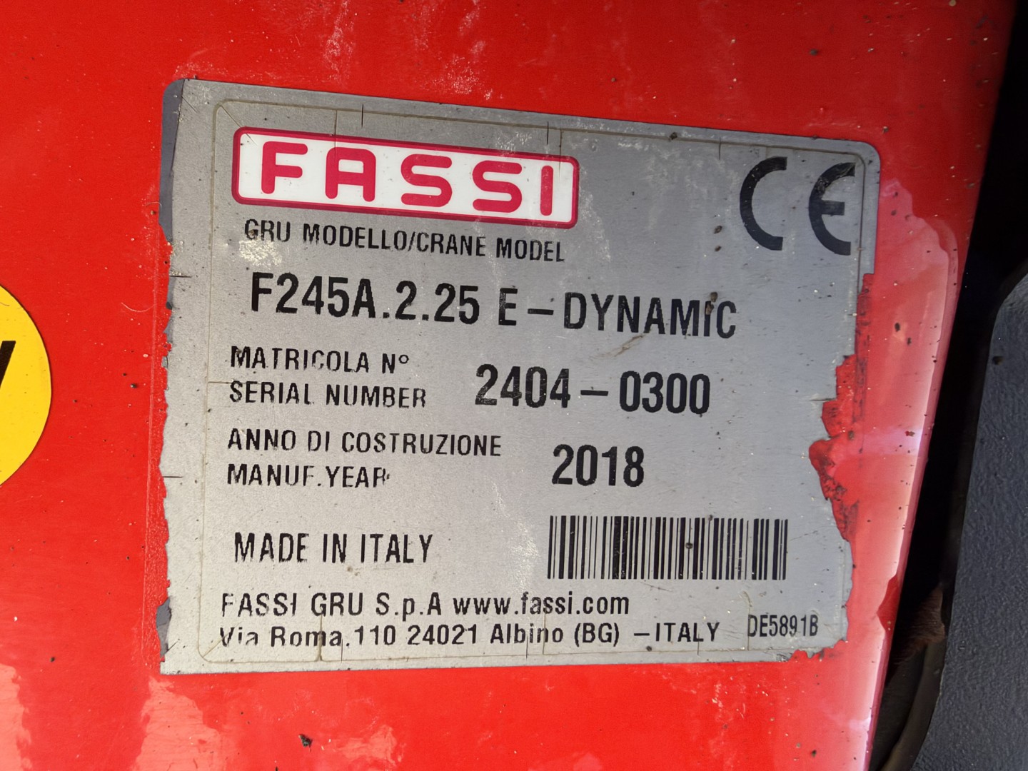 Scania R450 NGS 8x2*6 Fassi F245A 5 udskud wirehejs