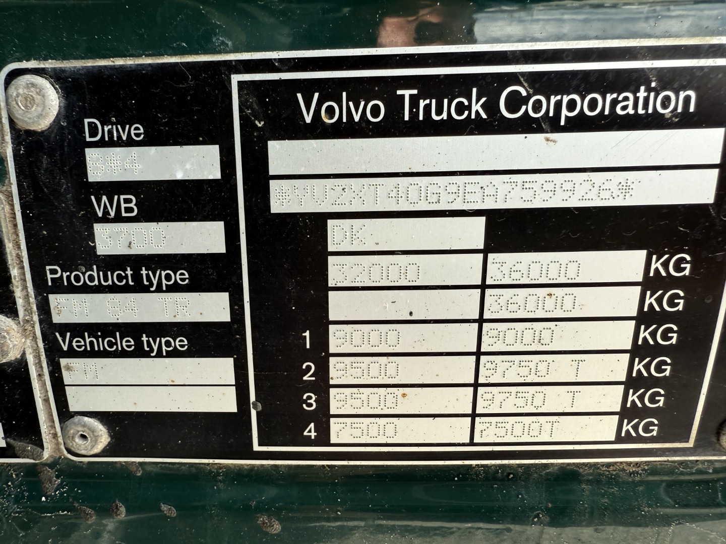 Volvo FM500 8x4*4 Hejs / Kran HMF 2620 K-5