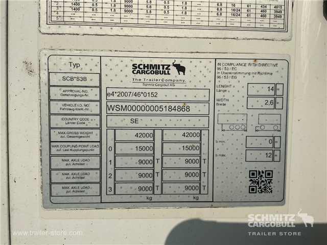 Schmitz Semi Reefer Multitemp Dobbeltdækk
