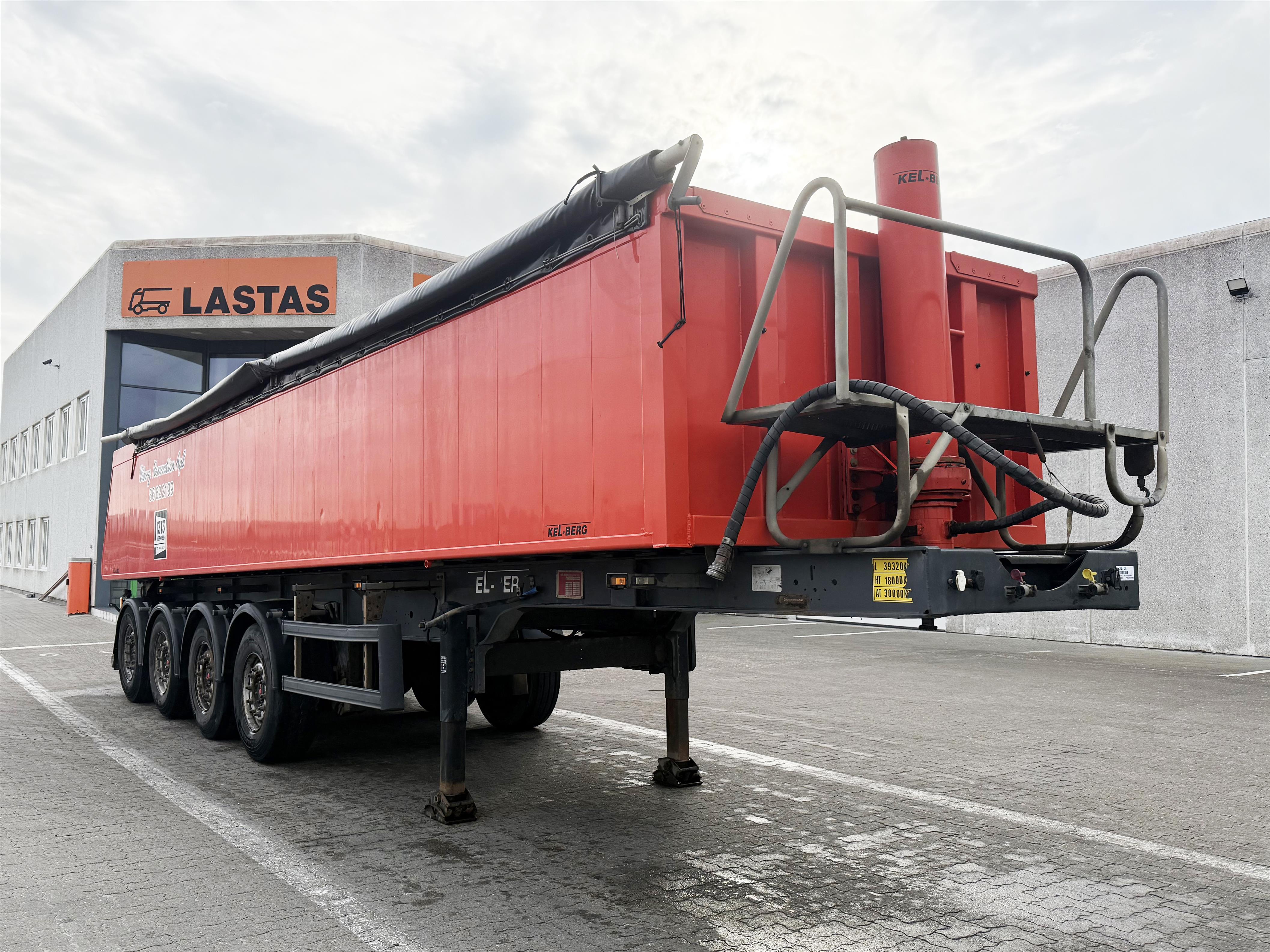 Kel-Berg 4 aks tiptrailer | Lastbilbasen