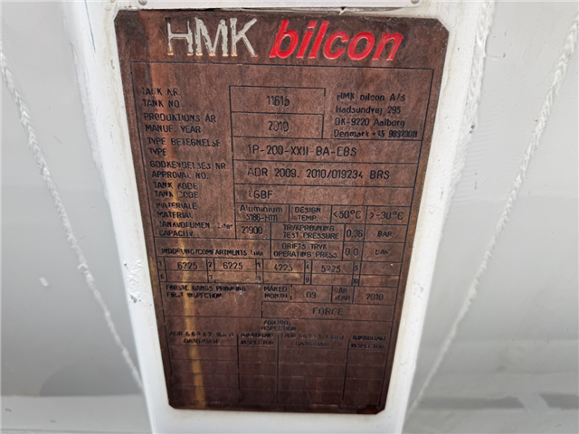 HMK Bilcon 22.000 L. ADR 4 Rum
