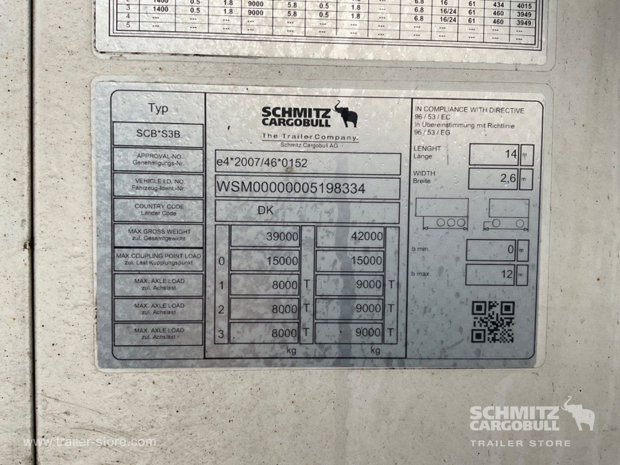 Schmitz Semi Reefer Standard Dobbeltdækk