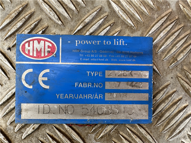 HMF 2120 K4 Fjernbetjening / Kran